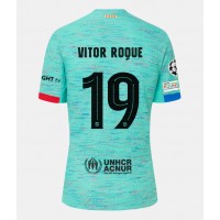 Barcelona Vitor Roque #19 Kolmaspaita 2023-24 Lyhythihainen